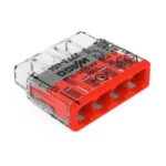WAGO 2773-404 Compact Pushwire Connector - 2773 Series 12 AWG Push Connector