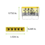 WAGO 2773-405 Compact Pushwire Connector - 2773 Series 12 AWG Push Connector - Image 8