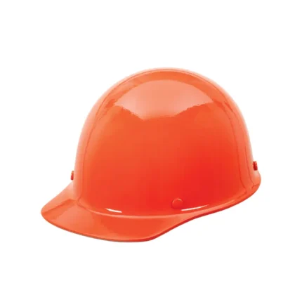 MSA 475404 Skullgard Hard Hat Cap Style Orange - w/ Fas-Trac III Suspension, Standard