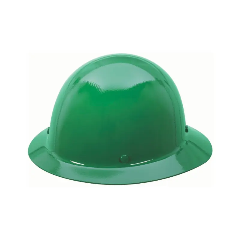 475411 MSA 475411 Skullgard Protective Hat Green - w/ Fas-Trac III Suspension, Standard - Image 1