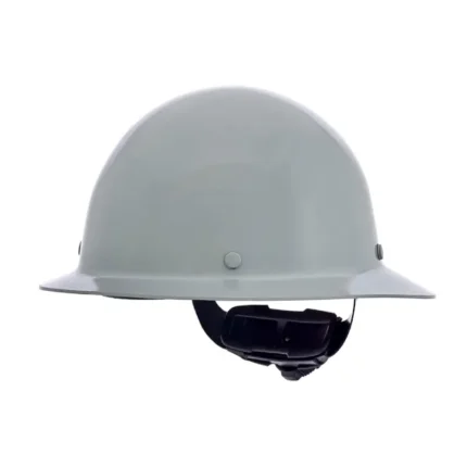 MSA 475412 Skullgard Full Brim Hard Hat Gray w/ Fas-Trac III Suspension, Standard
