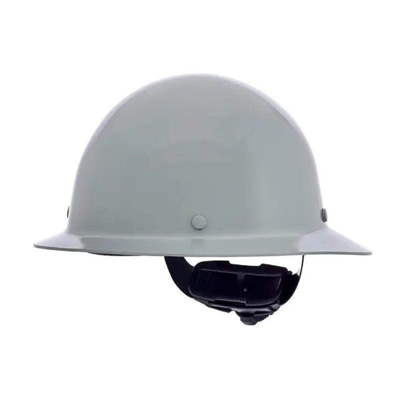 475412 MSA 475412 Skullgard Full Brim Hard Hat Gray w/ Fas-Trac III Suspension, Standard - Image 1