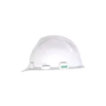 MSA 477482 V-Gard Slotted Cap, White, w/Fas-Trac III Suspension