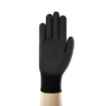 Ansell 48-126 EDGE Black Polyurethane-Coated 15-Gauge Work Gloves - Size 7 - S - 12 Pairs - Image 3