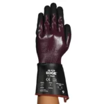 Ansell 48-939 EDGE Medium-Duty Cut-Resistant Gloves, Nitrile-Coated Gauntlet - Size 12 - XXXL - 12 Pairs - Image 2