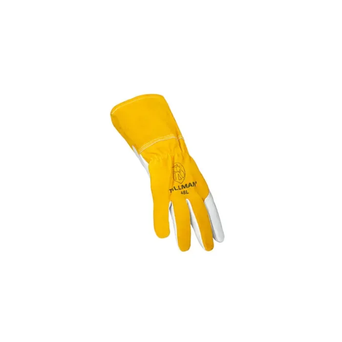 Tillman 48 Top Grain Goatskin/Cowhide Cotton Fleece Lined MIG Gloves  - Size 8 - M - Pair - Image 3