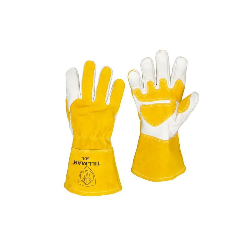 50 Tillman 50 Premium Cowhide Reinforced MIG Welding Gloves - Size 10 - XL - Pair - Image 1