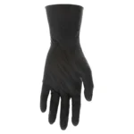 MCR Safety 6062 NitriShield Powder Free Disposable Nitrile Gloves, Black - Size 10 - XL - Box of 100 - Image 2