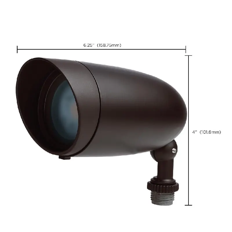 62-1205.2 Satco 62-1205 LED Landscape Flood 9W - 3000K - Bronze Finish - 120V - Image 3