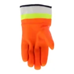 MCR Safety 6410SCHV Oil Hauler - Double Dipped PVC Work Gloves  - Size 9 - L - Pair - Image 3