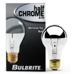 Bulbrite 712160 A19 Half Mirror Incandescent Light Bulb, 60W, Warm White, E26 Medium Base - Image 2