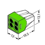 WAGO 773-114 Wall-Nuts Push Wire Connector - Image 2