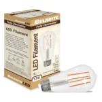 Bulbrite 776769 8.5W LED ST18 Filament Bulb, 3000K Soft White, Clear, 90 CRI, JA8 Compliant, Dimmable, E26 Base - Image 2
