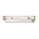 Bulbrite 776945 5W LED T9 (11") Long Tubular Filament Bulb, 2700K Warm White, Clear, Dimmable, E26 Base - Image 2