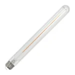 Bulbrite 776945 5W LED T9 (11") Long Tubular Filament Bulb, 2700K Warm White, Clear, Dimmable, E26 Base