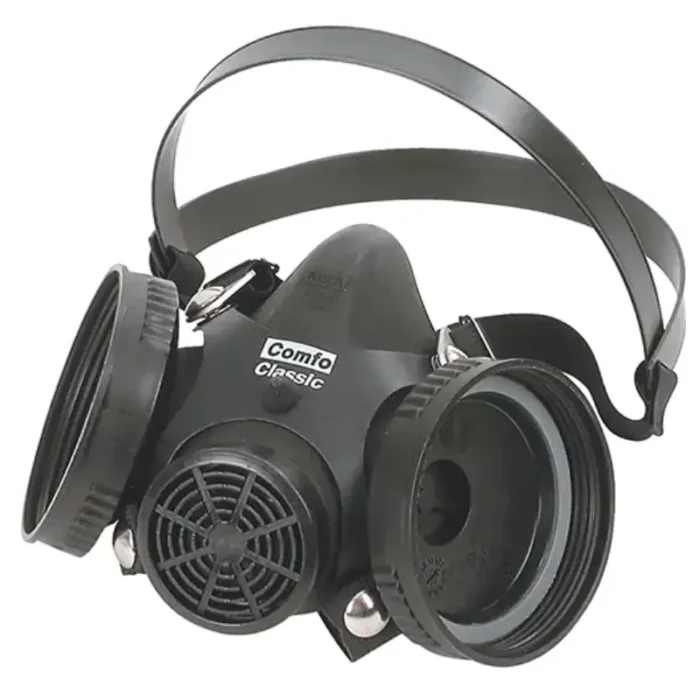 MSA 808074 Comfo Classic Respirator, Hycar/Silicone – Medium - Image 1