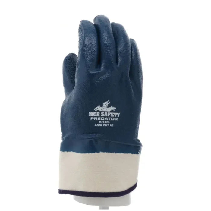 MCR Safety 9761R Predator Fully Coated Nitrile Work Gloves  - Size 8 - M - 12 Pairs - Image 1
