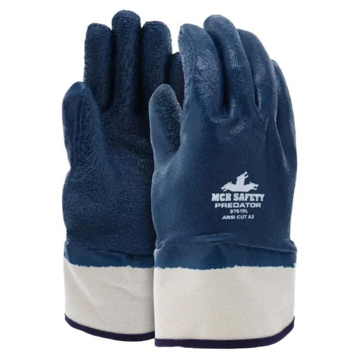 MCR Safety 9761R Predator Fully Coated Nitrile Work Gloves  - Size 8 - M - 12 Pairs - Image 2