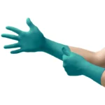 Ansell 93-260 MicroFlex Powder-Free Chemical Resistant Nitrile Gloves - Size 10 - XL - Box of 50