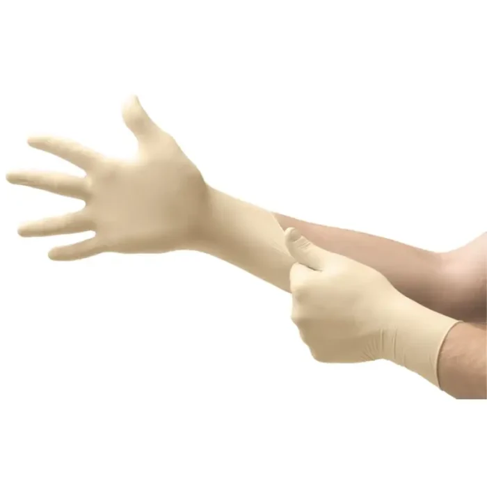 Ansell MF-300 MircoFlex DiamondGrip Latex Gloves - Size 11 - XXL - Box of 100 - Image 1