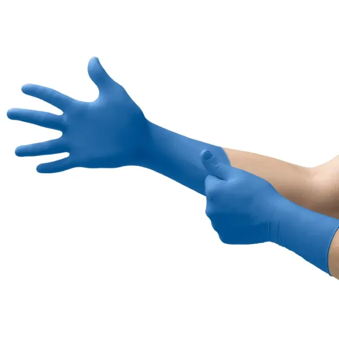 Ansell SG-375 MicroFlex SafeGrip Latex Gloves - Size 10 - XL - Box of 50 - Image 1
