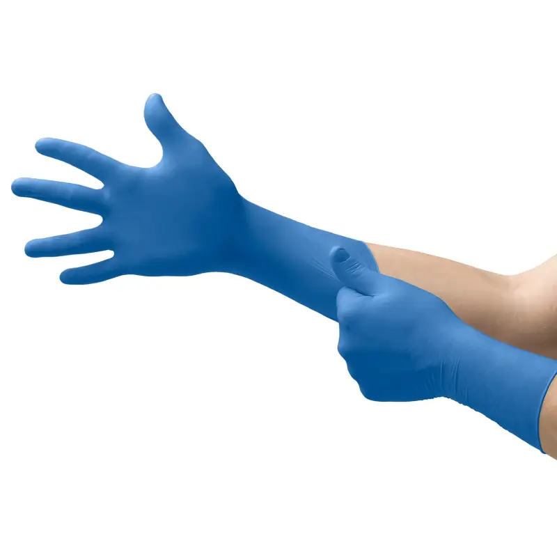 Ansell SG-375 MicroFlex SafeGrip Latex Gloves - Box of 50 Ansell SG-375 MicroFlex SafeGrip Latex Gloves - Size 10 - XL - Box of 50 - Image 1