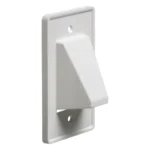 Arlington CE1 1-Gang Reversible Low-Voltage Cable Entrance Plate