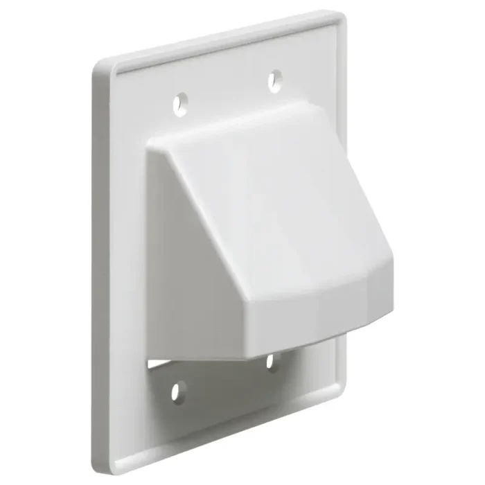 Arlington CE2 2-Gang Reversible Low-Voltage Cable Entrance Plate - Image 1