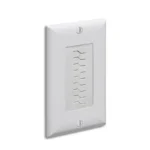 Arlington CED130WP Cable Entry Device with Slotted Cover - 1 Gang