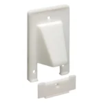 Arlington CER1 Reversible Low-Voltage Cable Entrance Plate - 1 Gang