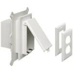 Arlington DBVS1WGC 1-Gang Low Profile InBox with Grounding Clip