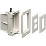 Arlington DVFR1WGC 1-Gang Recessed Indoor InBox with Grounding Clip