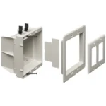 Arlington DVFR2WGC 2-Gang Recessed Indoor InBox with Grounding Clip