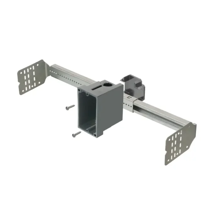 Arlington SL1B18 SliderBar Adjustable Box Kit - 1 Gang - 12" - 18" - Image 1