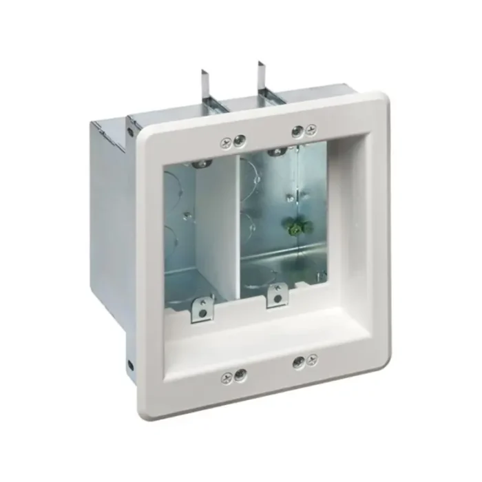 Arlington TVBS505 2-Gang Steel Recessed TV Box - Image 1
