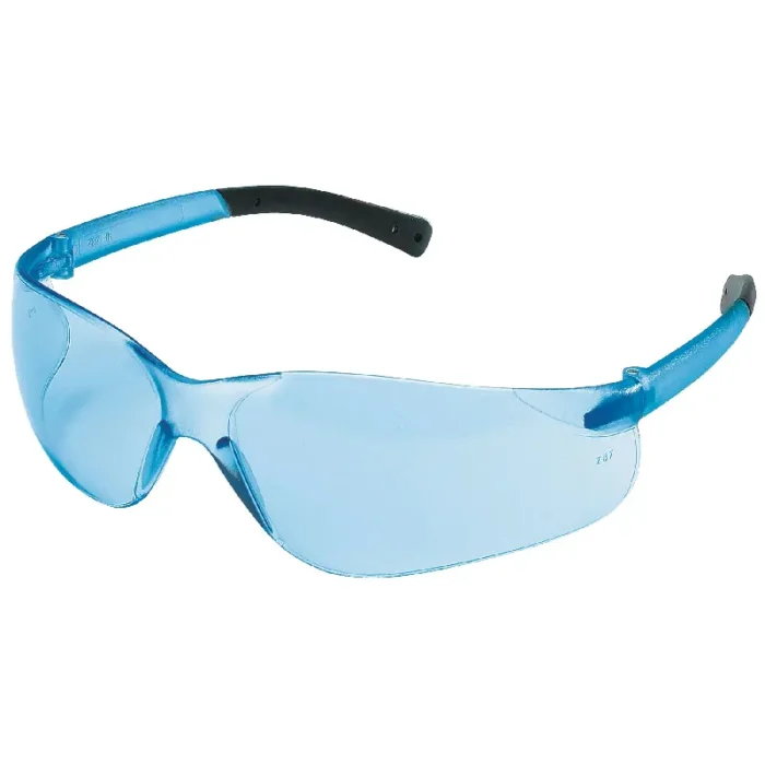 MCR Safety BK113 Bearkat BK1 Series Polycarbonate Safety Glasses, Light Blue Lens - Image 1