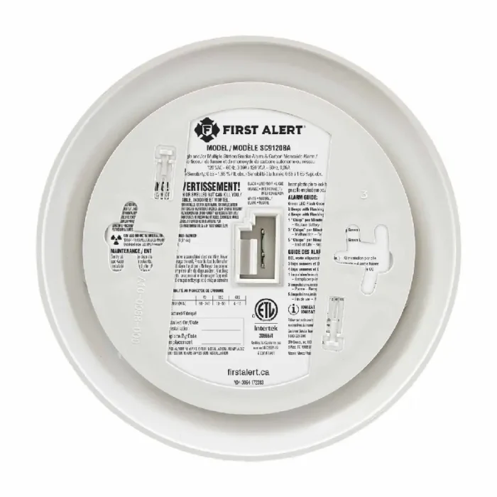 First Alert SC9120BA Hardwired Smoke and Carbon Monoxide Alarm with Battery Backup - Image 4