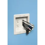 Arlington CED135 Cable Entry Device with Brush-style Opening - 1 Gang - Image 3