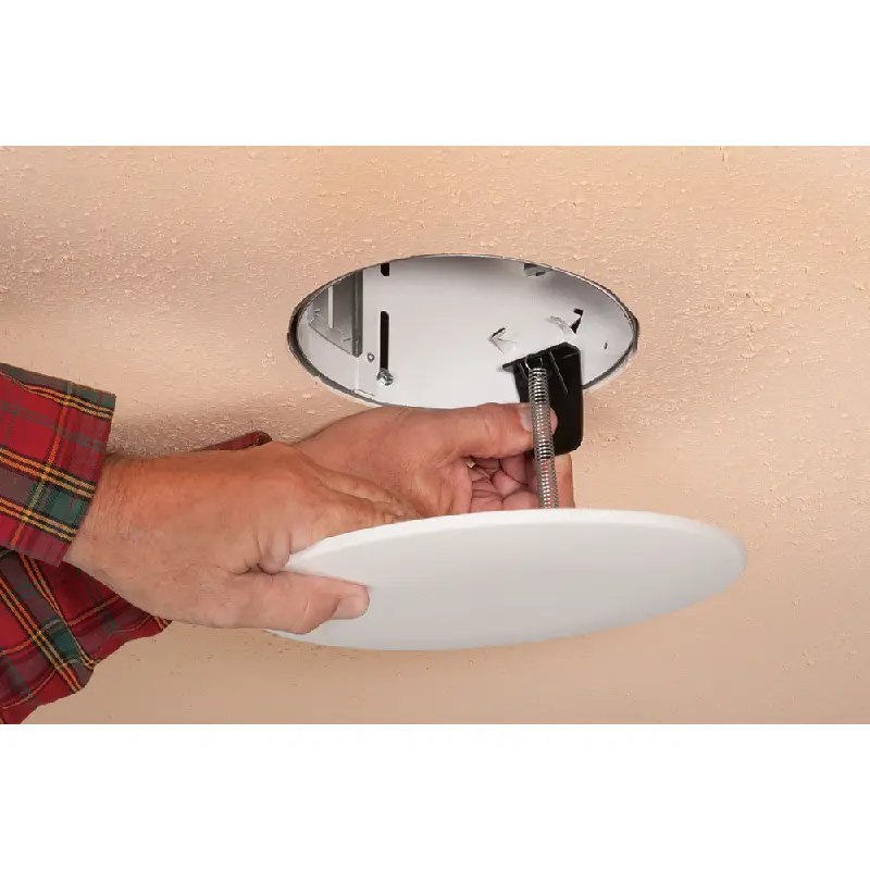 CP9000.1.webp Arlington CP9000 Spring Mount Ceiling Plate Cover - Image 2