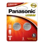 Panasonic CR2016 3V Lithium Coin Battery - 2 Pack
