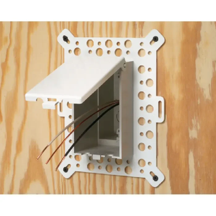 Arlington DBVM1WGC Low Profile InBox™ for New Stucco, Textured Surfaces, and Rigid Siding with Grounding Clip - Image 2