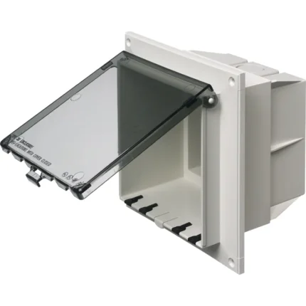 Arlington DBVR2CGC Two-Gang Low Profile InBox with grounding clip