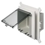 Arlington DBVS2CGC Two-Gang Low Profile InBox with grounding clip