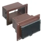 Arlington DHB1BRCGC Low Profile InBox with Adapter Sleeve for New Brick Construction with grounding clip