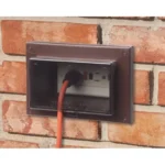Arlington DHB1BRCGC Low Profile InBox with Adapter Sleeve for New Brick Construction with grounding clip - Image 2