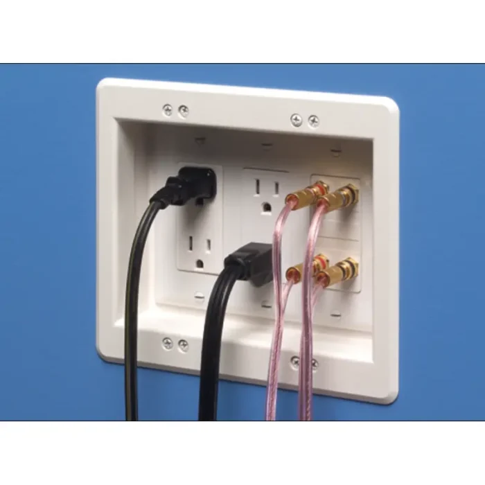 Arlington DVFR3WGC 3-Gang Recessed Indoor InBox with Grounding Clip - Image 3