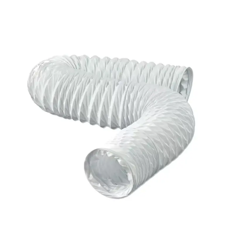 Dundas Jafine FD310E Flexible White Vinyl Duct 3 x 10' Dundas Jafine FD310E Flexible White Vinyl Duct 3" x 10' - Image 1