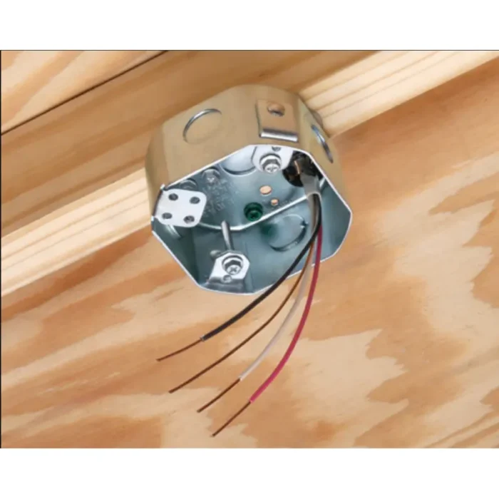Arlington FBS415 Steel Octagonal Fan & Fixture Joist Mounting Box - Image 2