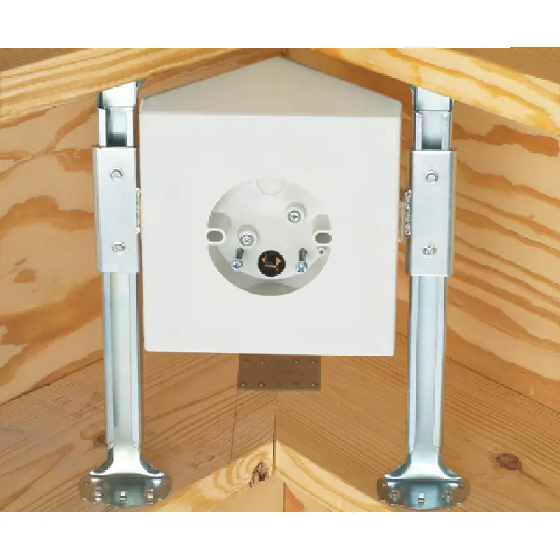 FBX900.1 Arlington FBX900 Fan & Fixture Mounting Box with Adjustable Brackets for New Construction - Image 2