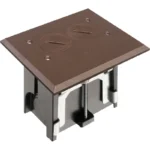 Arlington FLBA101BR Adjustable Non-Metallic Floor Box for New Floors